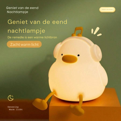 Draagbare eendenvormige LED nachtlamp voor kinderen
