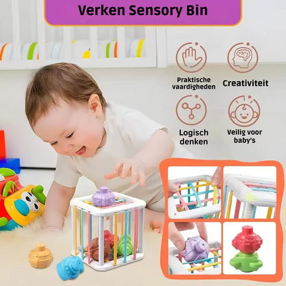 Vormensorteer Kubus voor Baby
