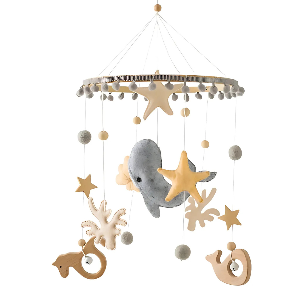 Hangend Babyspeelgoed voor rustgevende slaap met muziek