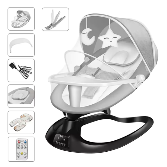 Elektrische Schommelstoel voor Baby's met Muggennet