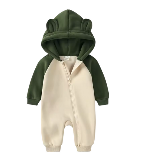 Fleece romper voor jongens en meisjes