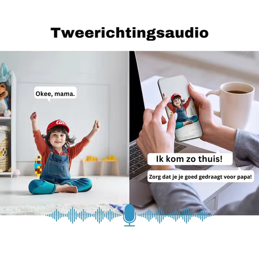 Video-Babyfoon met Pan- & Kantelcamera