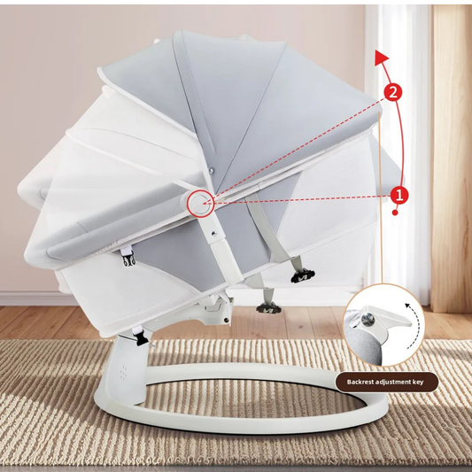 Bluetooth Babybedje met Schommelstand