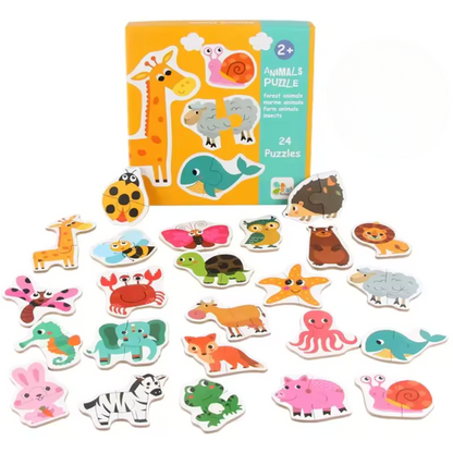 Educatieve Houten Puzzel voor Baby’s