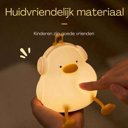 Draagbare eendenvormige LED nachtlamp voor kinderen