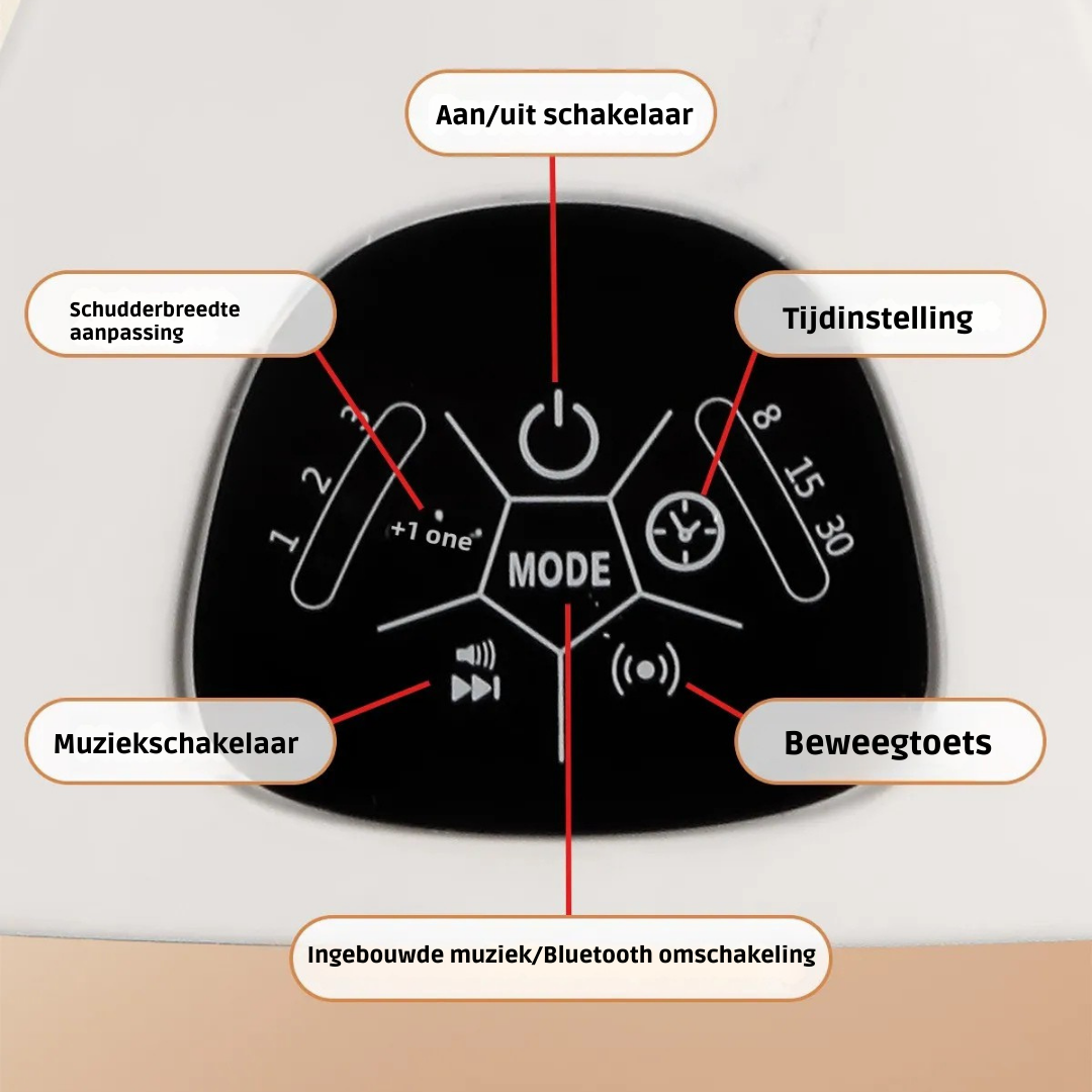 Bluetooth Babybedje met Schommelstand