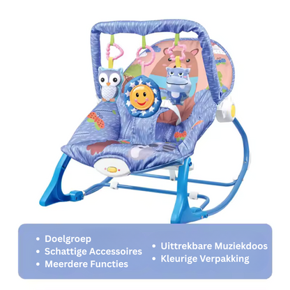 Schommelstoel met Baby Speelgoed Frame