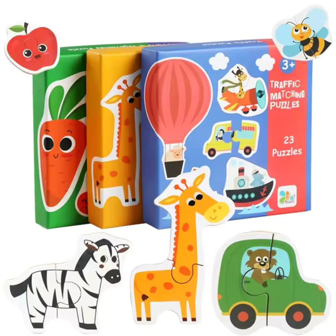 Educatieve Houten Puzzel voor Baby’s