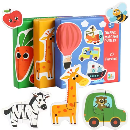 Educatieve Houten Puzzel voor Baby’s