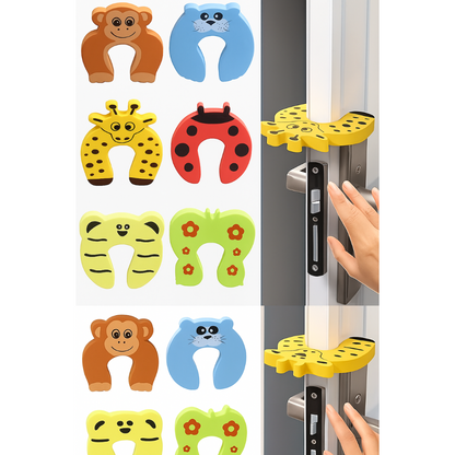 Zachte Deurstopper Set voor Baby Vingerbescherming