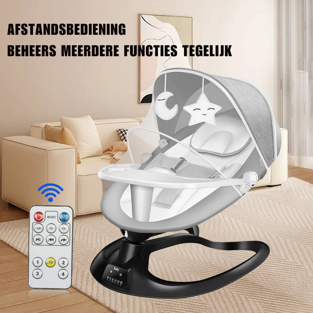 Elektrische Schommelstoel voor Baby's met Muggennet