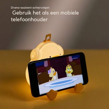 Draagbare eendenvormige LED nachtlamp voor kinderen