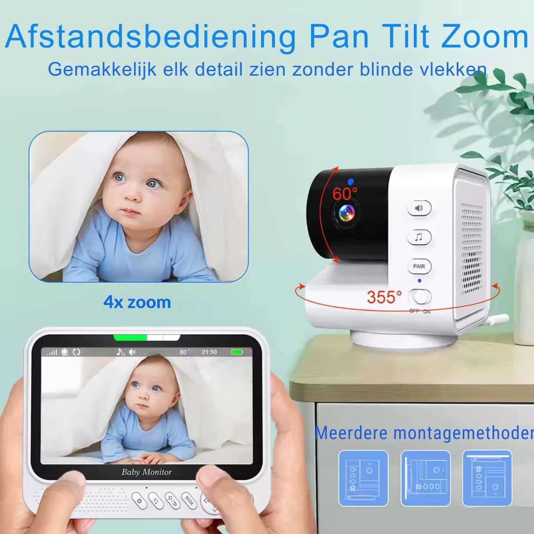 2-Weg Draadloze Video-Babyfoon