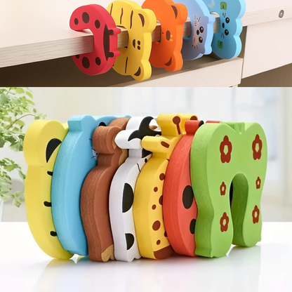 Zachte Deurstopper Set voor Baby Vingerbescherming