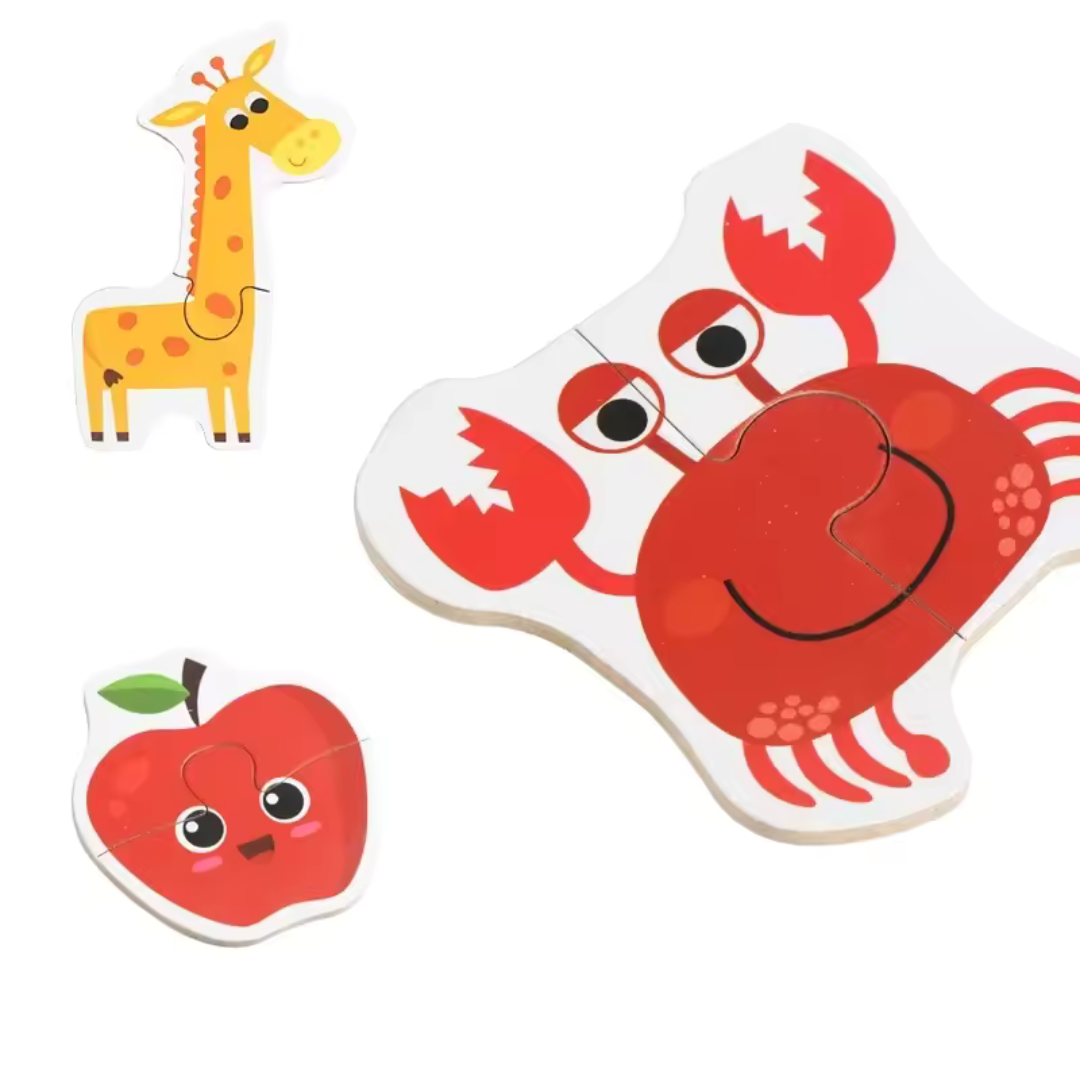 Educatieve Houten Puzzel voor Baby’s