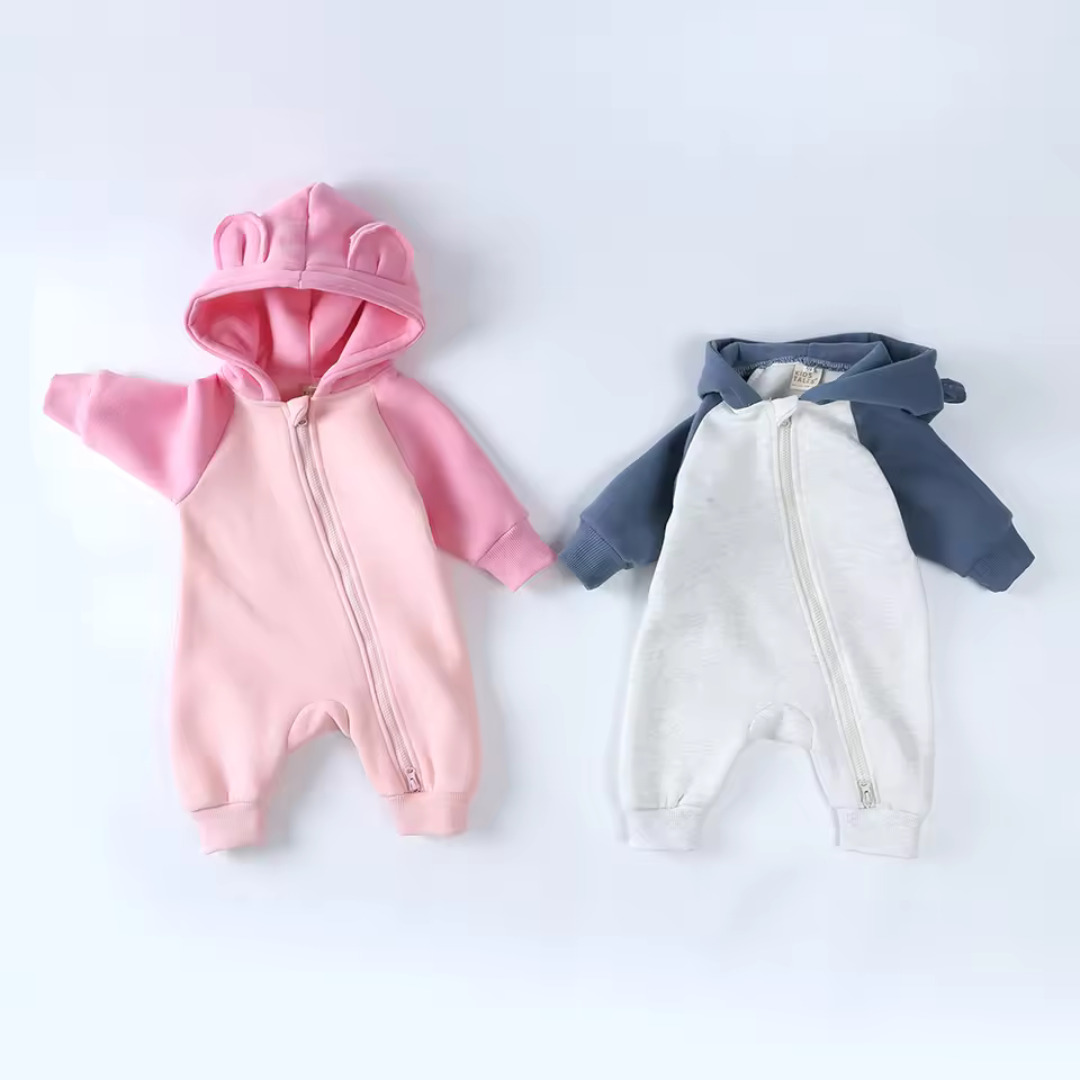 Fleece romper voor jongens en meisjes