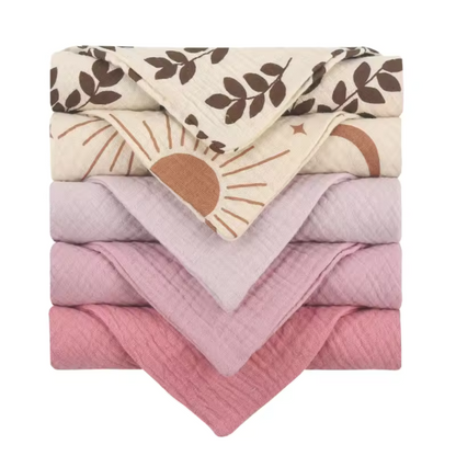 Zachte Babydoeken voor Baby’s - 5 Stuks