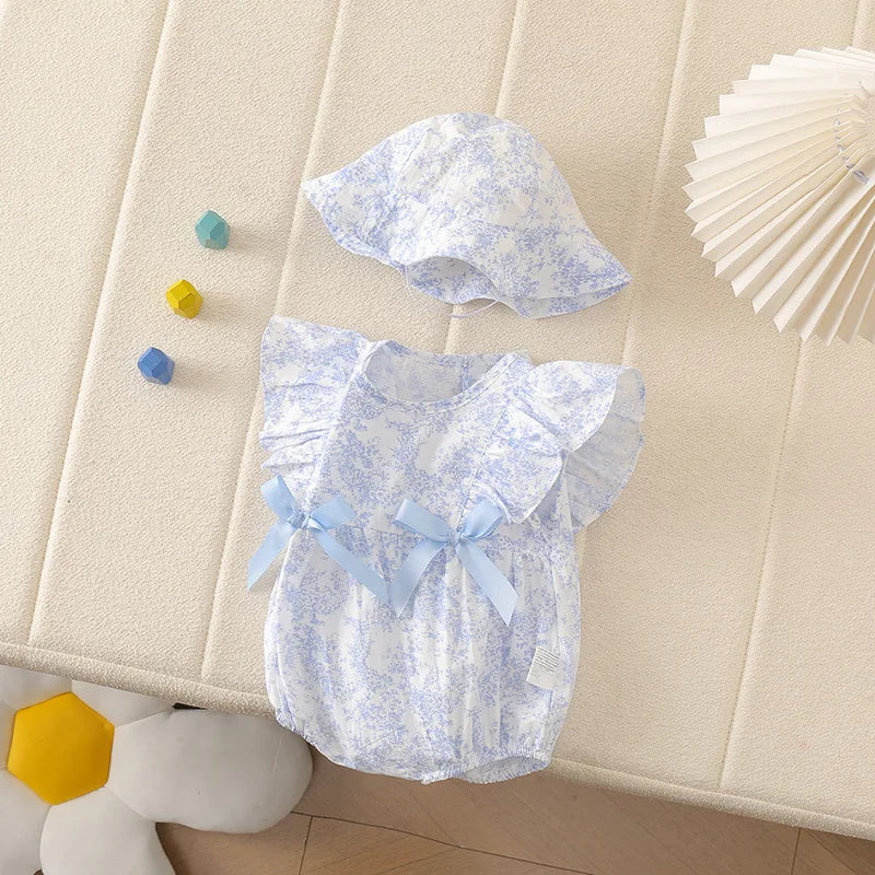 Babymeisje Romper Set – Boho Bloemenstijl
