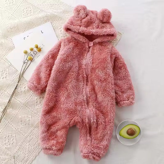 Pasgeboren Rits-Hoodie Rompertje