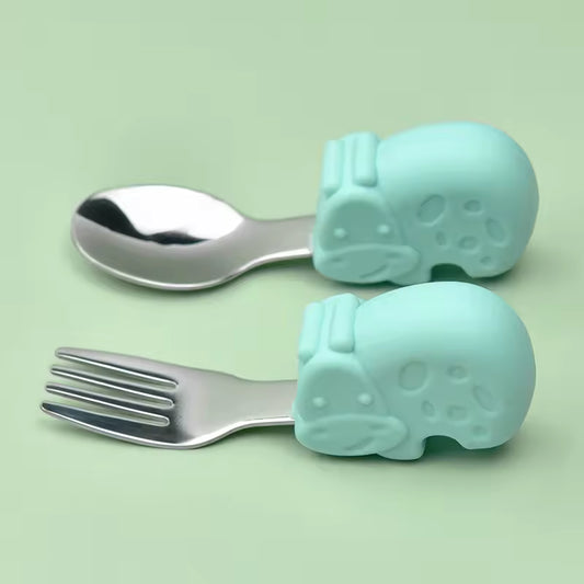 Eetlepel en Vork voor Baby's