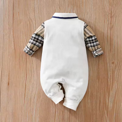 Beren Geborduurde Jumpsuit voor Jongens