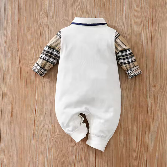 Beren Geborduurde Jumpsuit voor Jongens