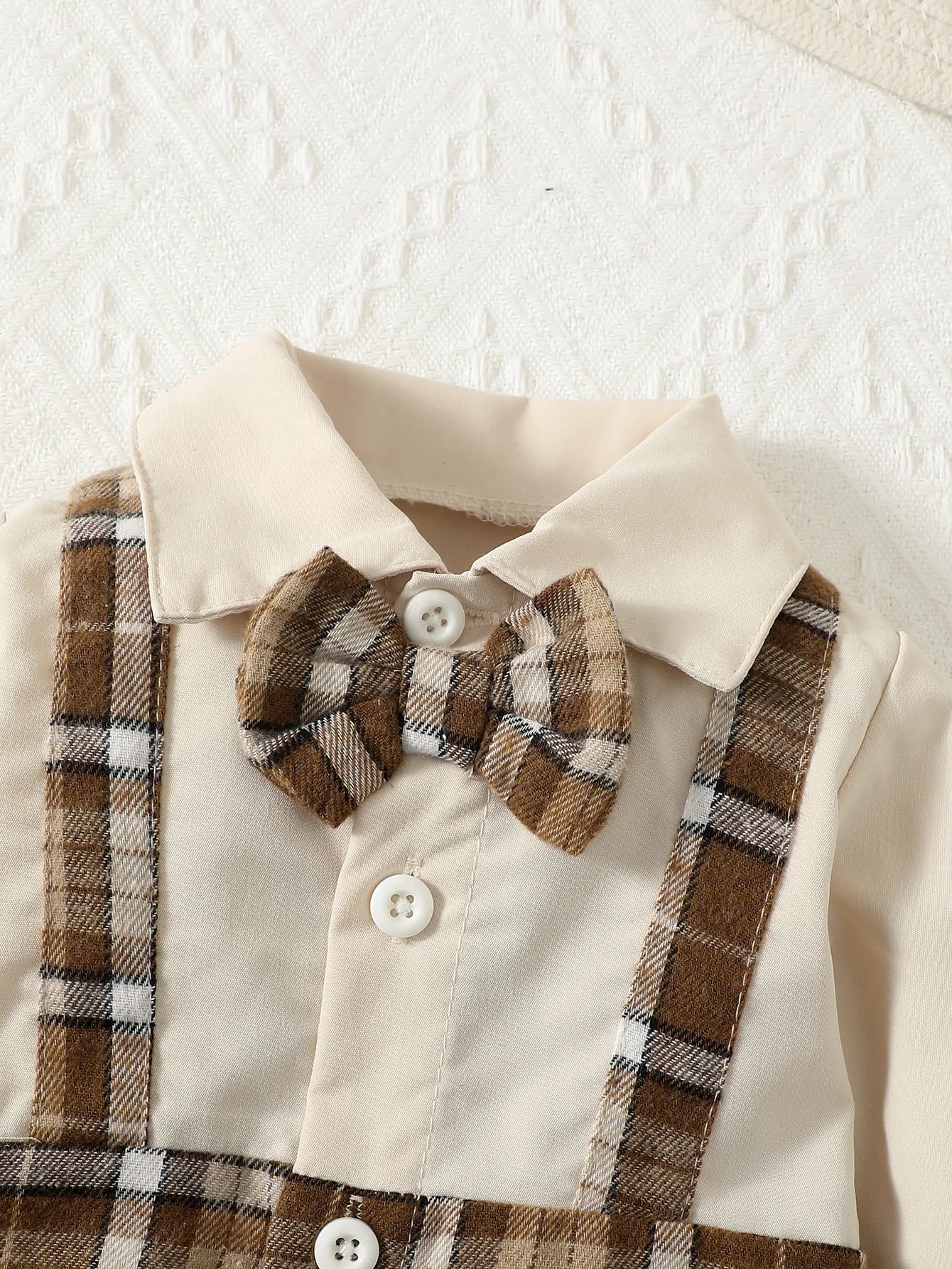Two Piece Baby Outfit Suspenders Jumpsuit