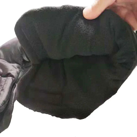 Winter Warme Handmuff – Fleece & Bont