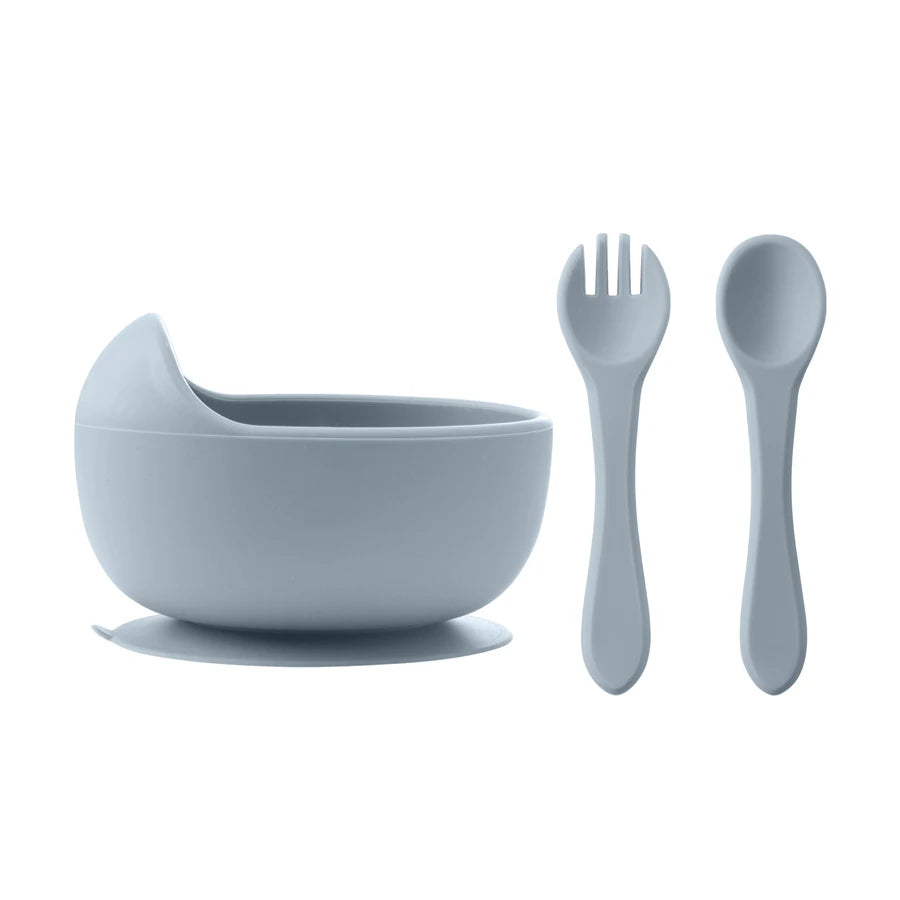 Siliconen Baby Eetset – 3-delig