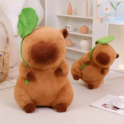 Lotusblad Capibara Knuffelspeelgoed