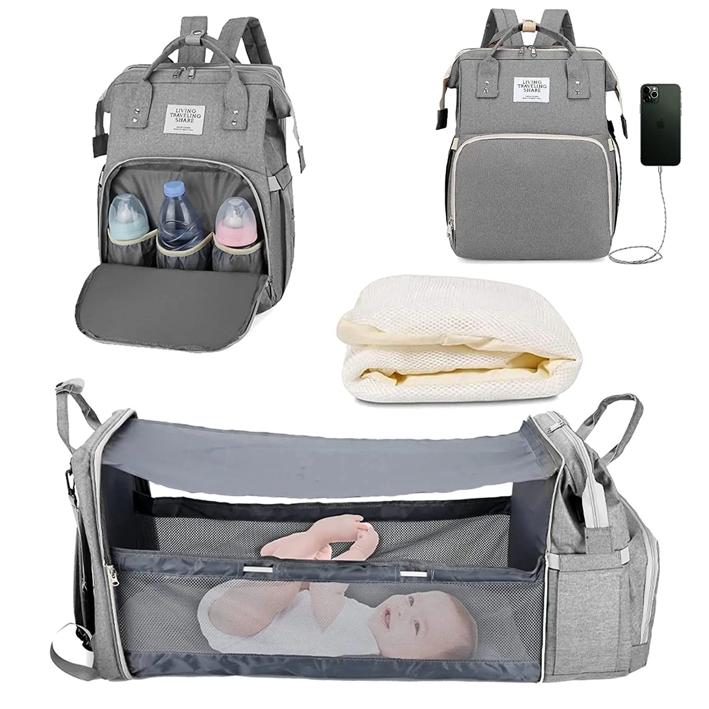 MamaMondo 3-in-1 Luierrugzak