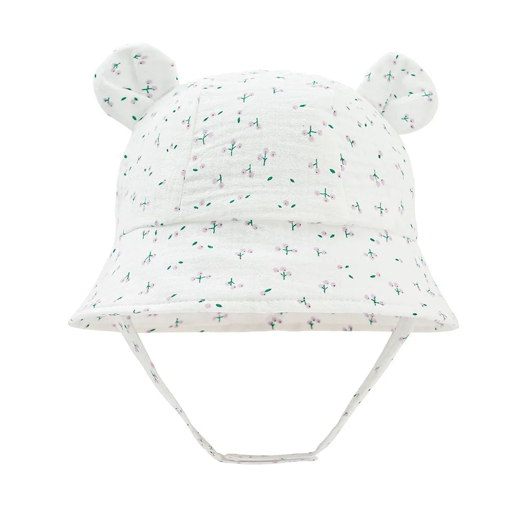 Baby Sun Hat with Bunny Ears