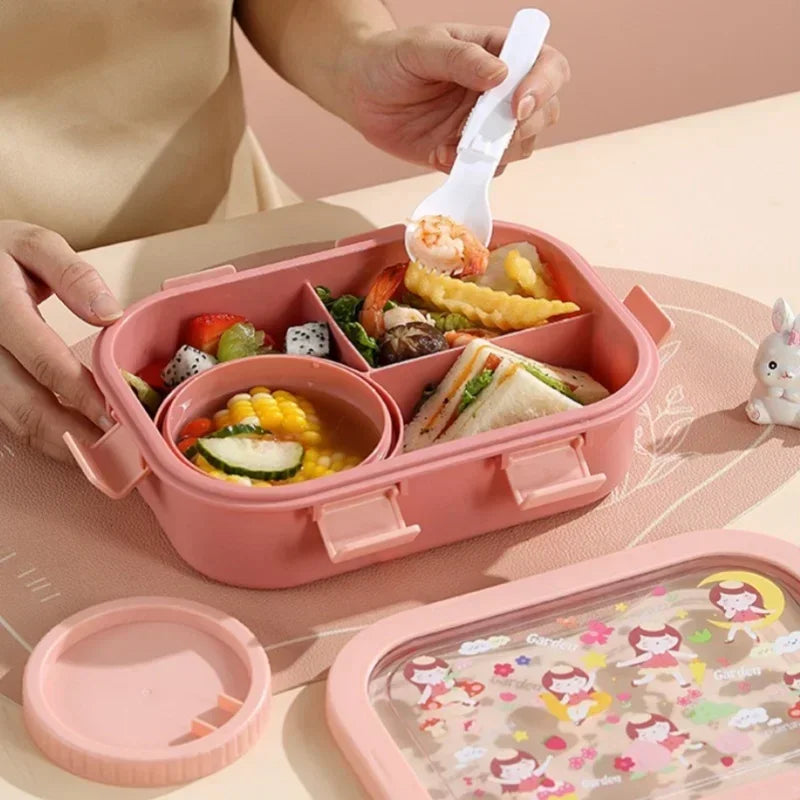 Cartoon Lunchcontainer voor Kinderen