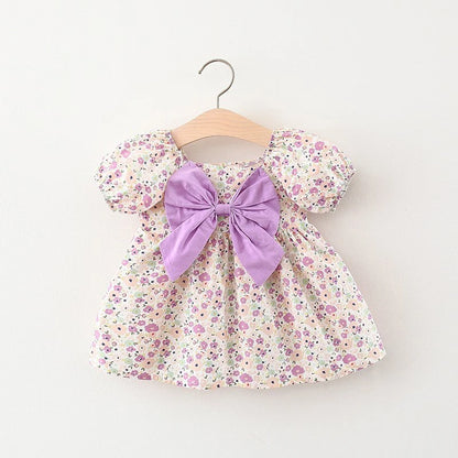 Luna Jurk – Meisjes Zomerjurk met Strik
