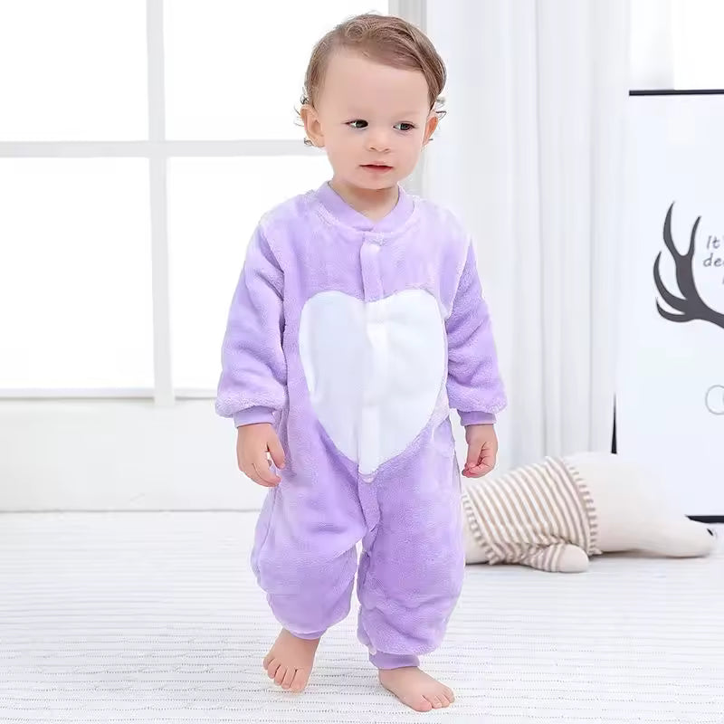 Cozy Baby Fleece Romper