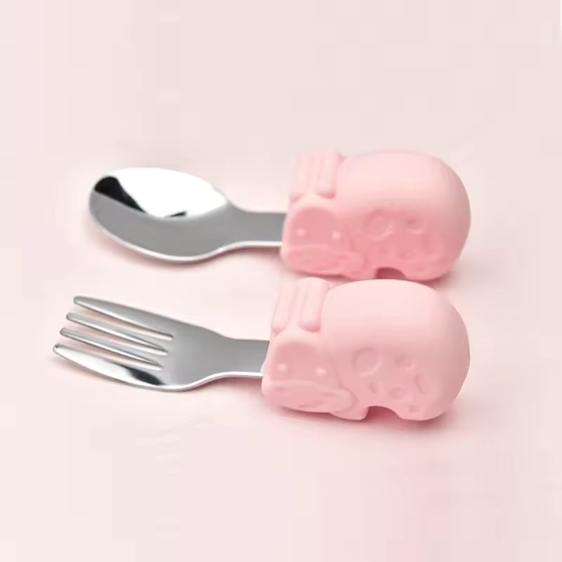 Eetlepel en Vork voor Baby's