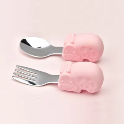 Eetlepel en Vork voor Baby's