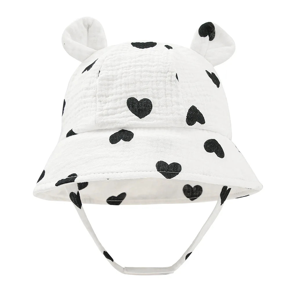 Baby Sun Hat with Bunny Ears