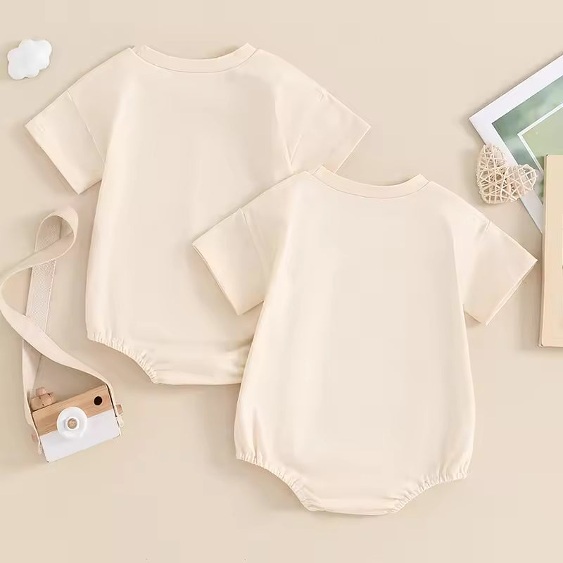 Tweedelige Regenboog Romper Set voor Baby’s