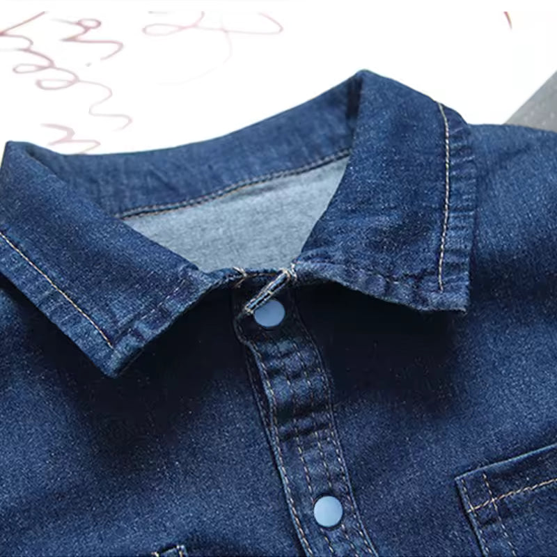 Denim Baby Romper