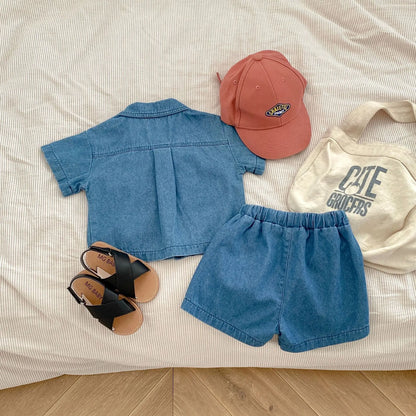 Zomerset Baby 2-delig  Shirt met Zak & Korte Broek