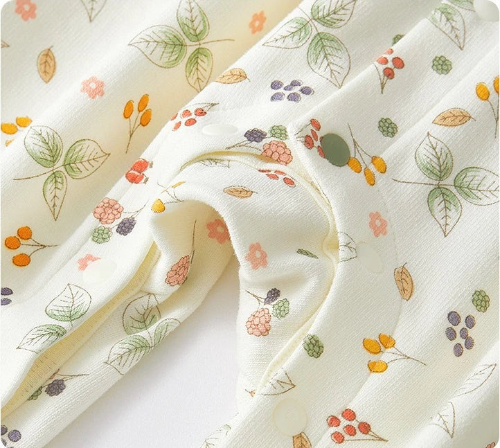 Romper Bloemenprint Pastorale Stijl