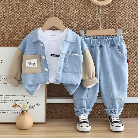 Jongens Casual Denim Outfit