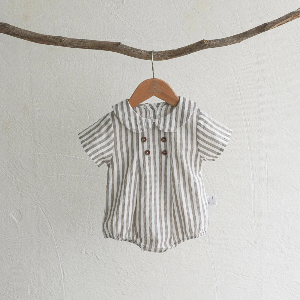 Finn Streep Romper – Zomerse Jumpsuit