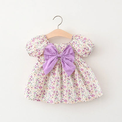 Luna Jurk – Meisjes Zomerjurk met Strik
