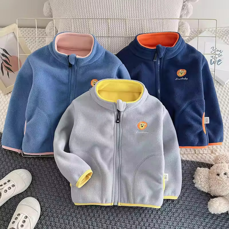 FleeceFun Winterjas met Rits