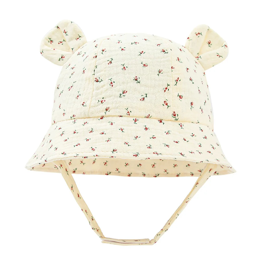 Baby Sun Hat with Bunny Ears
