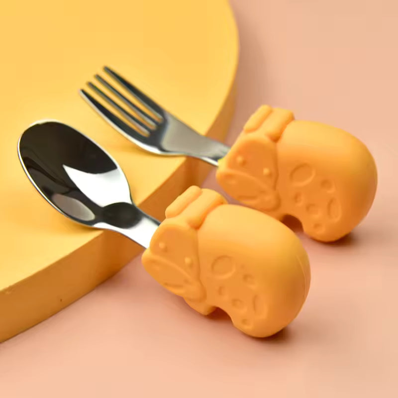 Eetlepel en Vork voor Baby's