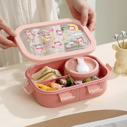 Cartoon Lunchcontainer voor Kinderen
