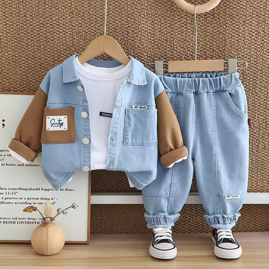 Jongens Casual Denim Outfit